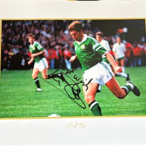 Kevin Sheedy Signed Ireland Print